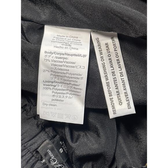 J Crew Sz 8 Stewart Velvet Plaid Pull On Pant Black Holiday Party Festive Preppy - Picture 14 of 15